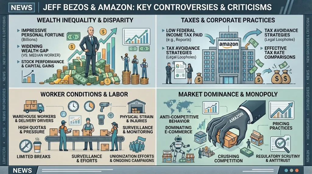 Controversies Around Jeff Bezos’ Wealth