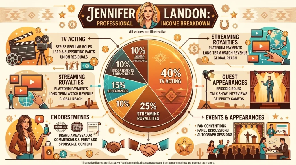 How Jennifer Landon Makes Her Money
