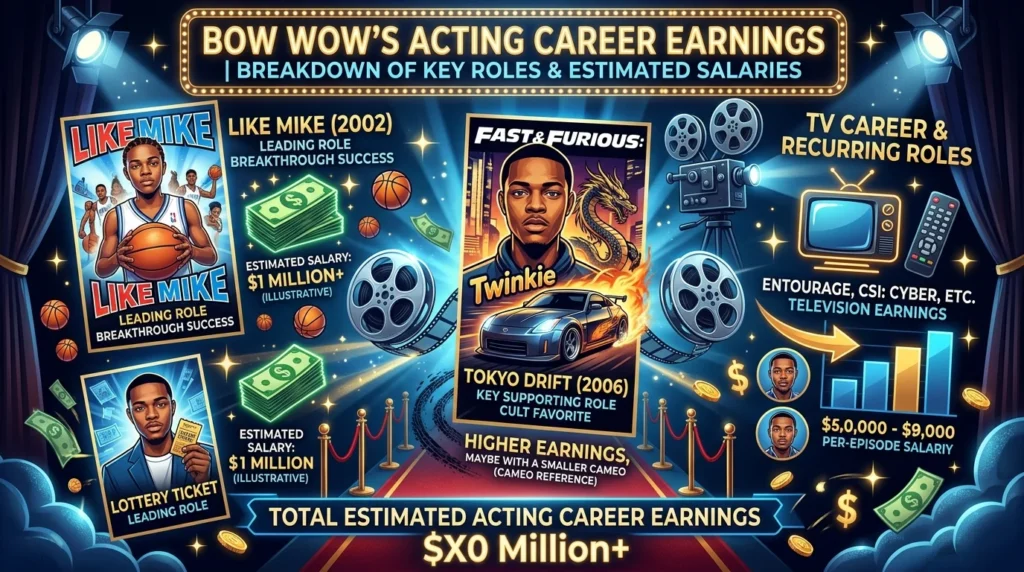 How Much Did Bow Wow Earn From Acting