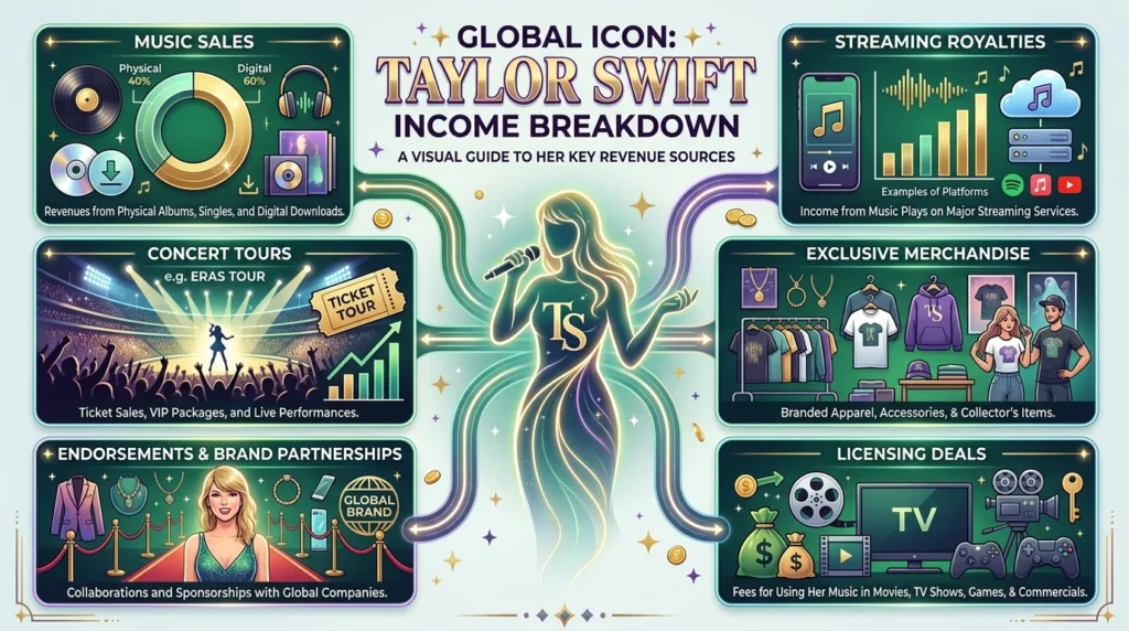How Taylor Swift Makes Her Money