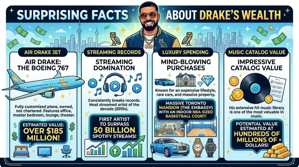 Interesting Facts About Drake’s Wealth