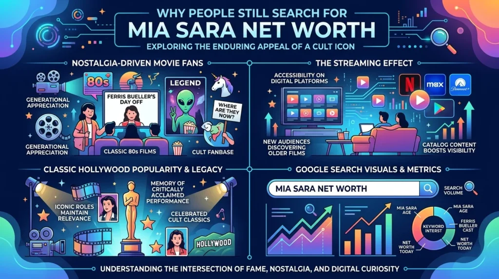 Public Interest in Mia Sara Net Worth