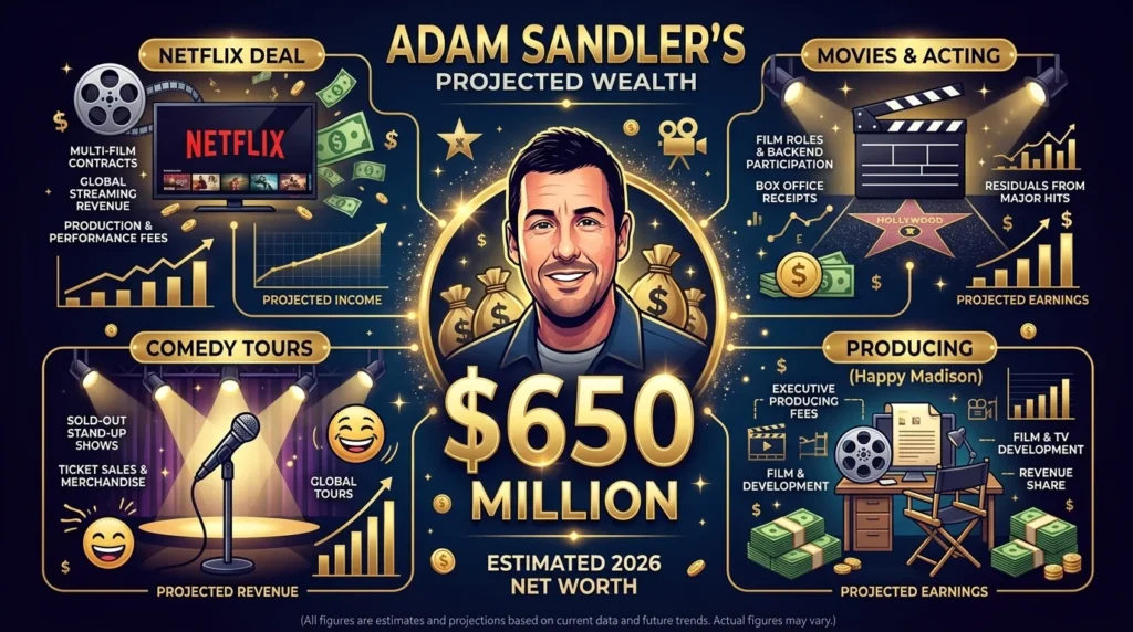 What Is Adam Sandler’s Net Worth in 2026