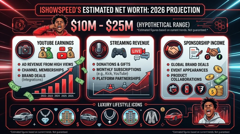 What Is IShowSpeed’s Net Worth
