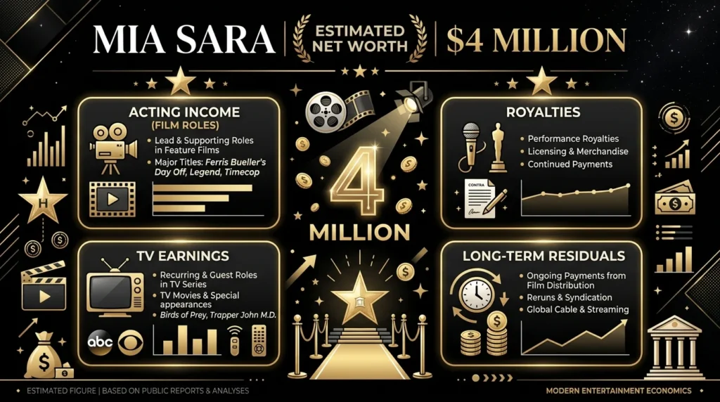 What Is Mia Sara’s Net Worth