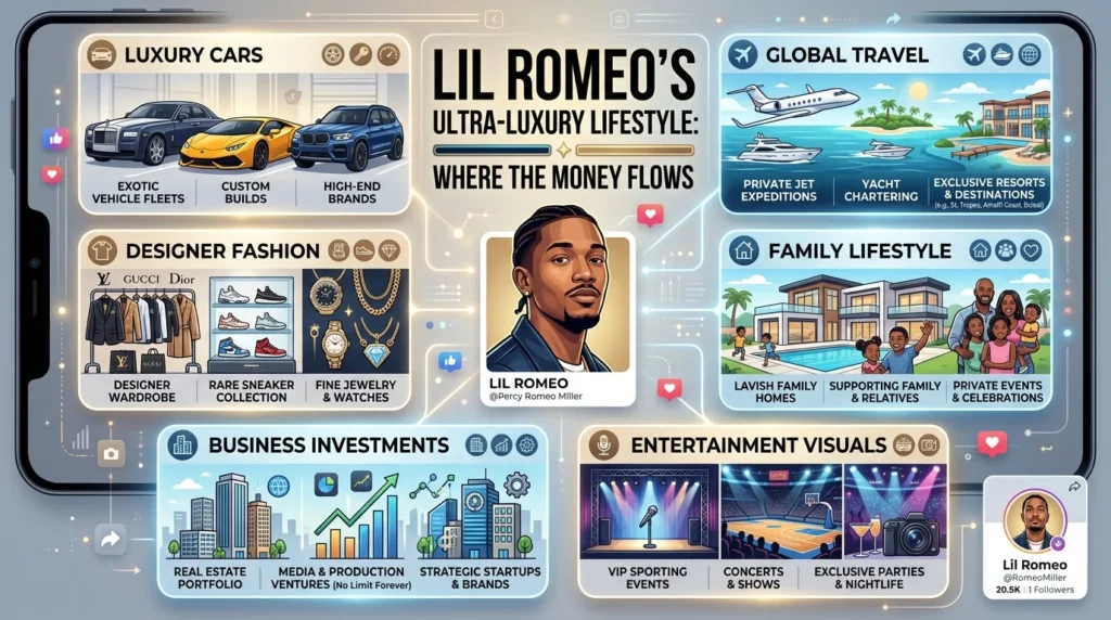 Where Does Lil Romeo Spend His Money