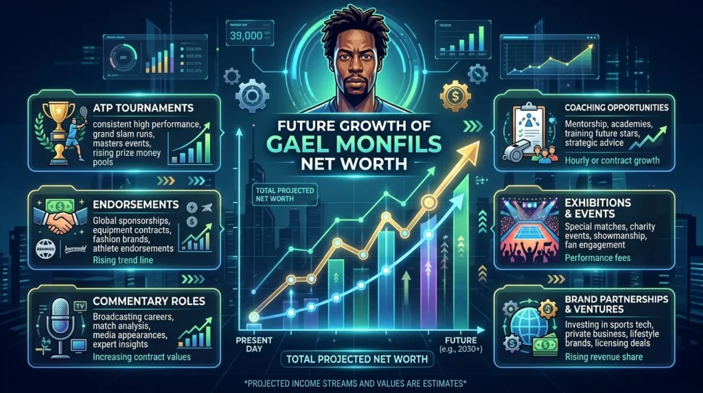 Future Outlook for Gael Monfils Net Worth