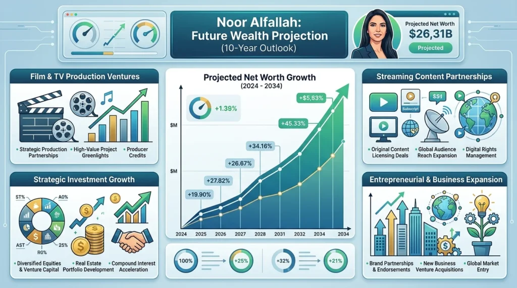 Future Outlook for Noor Alfallah's Wealth