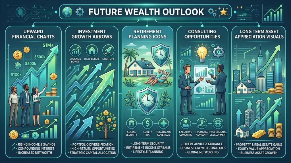 Future Outlook for Philip Perry's Wealth
