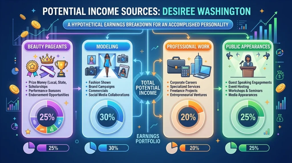How Did Desiree Washington Make Her Money