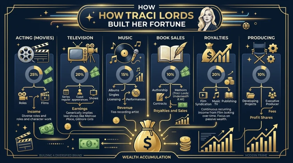 How Did Traci Lords Build Her Wealth