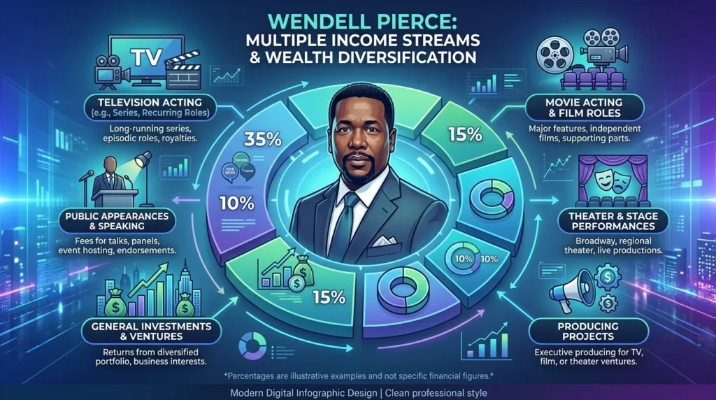 How Did Wendell Pierce Build His Wealth