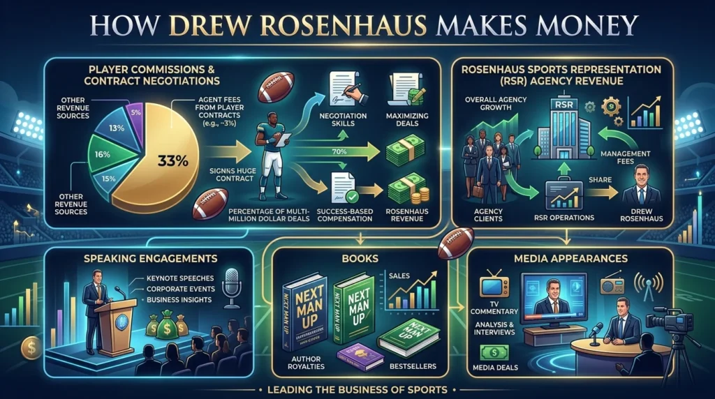 How Does Drew Rosenhaus Make Money