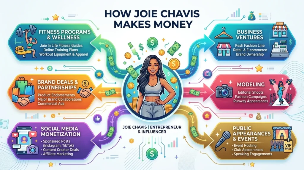 How Does Joie Chavis Make Money