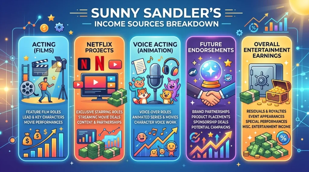 How Does Sunny Sandler Make Money