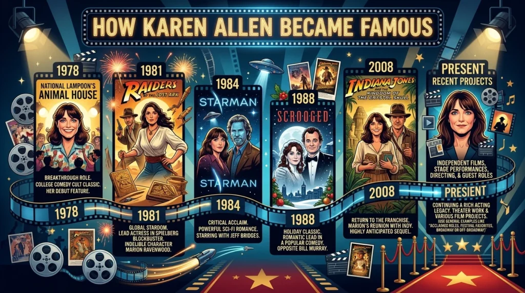 How Karen Allen Became Famous