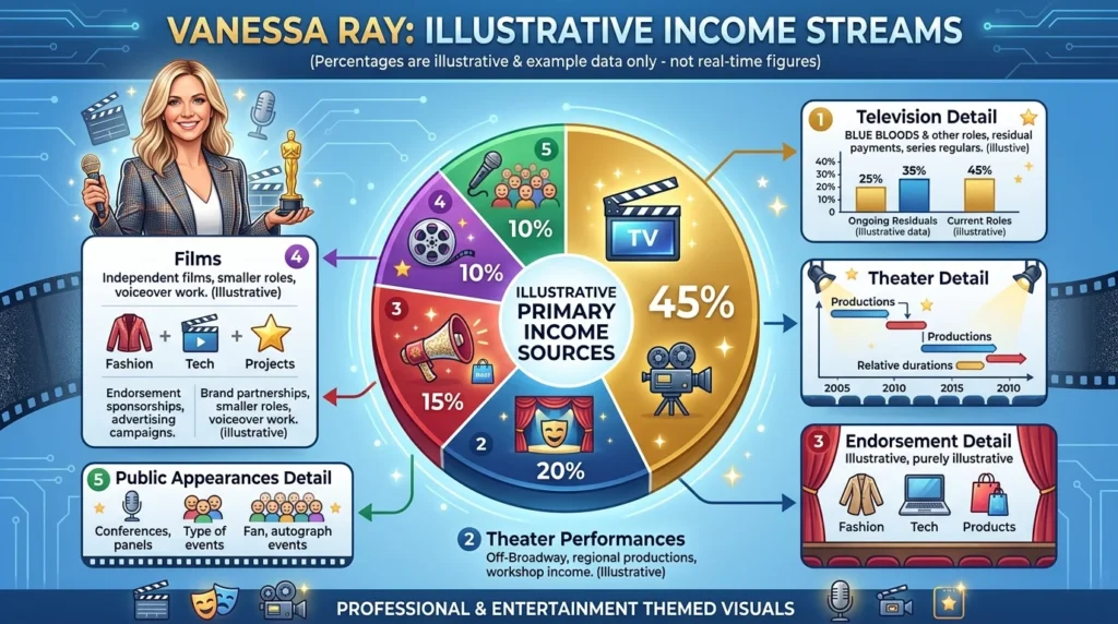 How Vanessa Ray Built Her Wealth