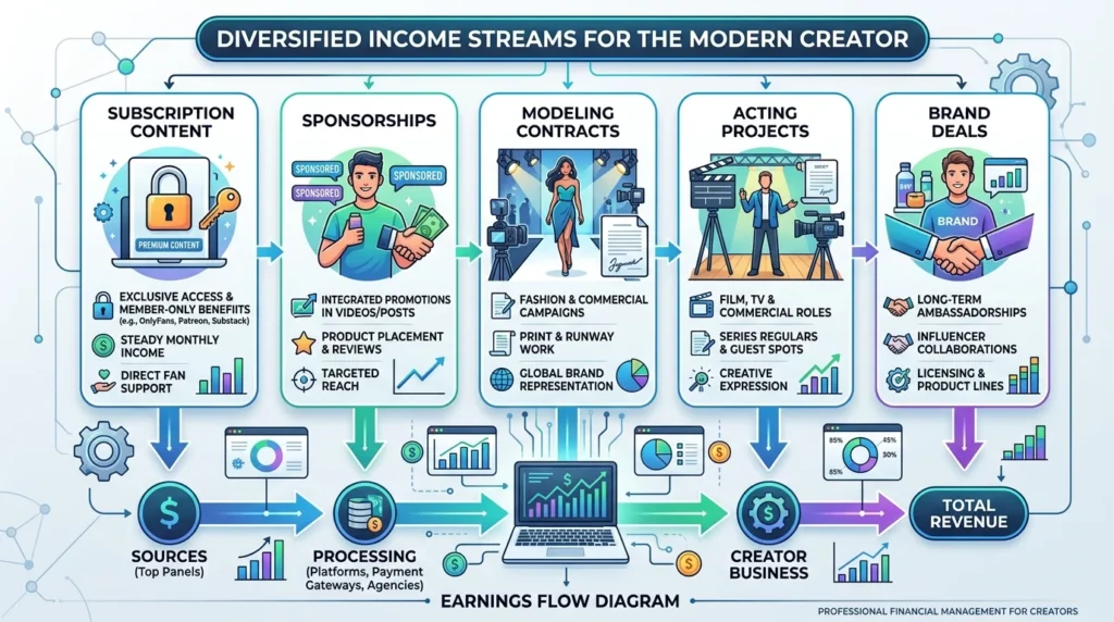 Main Sources of Molly Little's Income