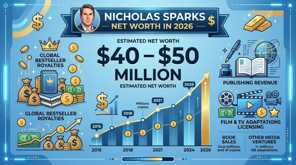 Nicholas Sparks Net Worth in 2026