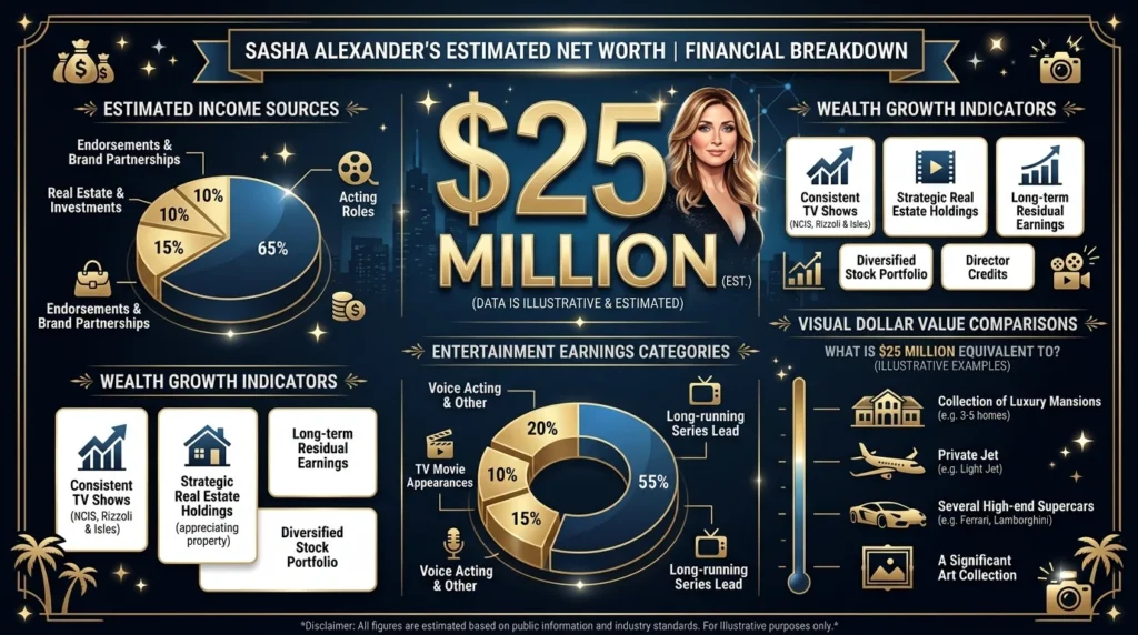Sasha Alexander Net Worth Overview