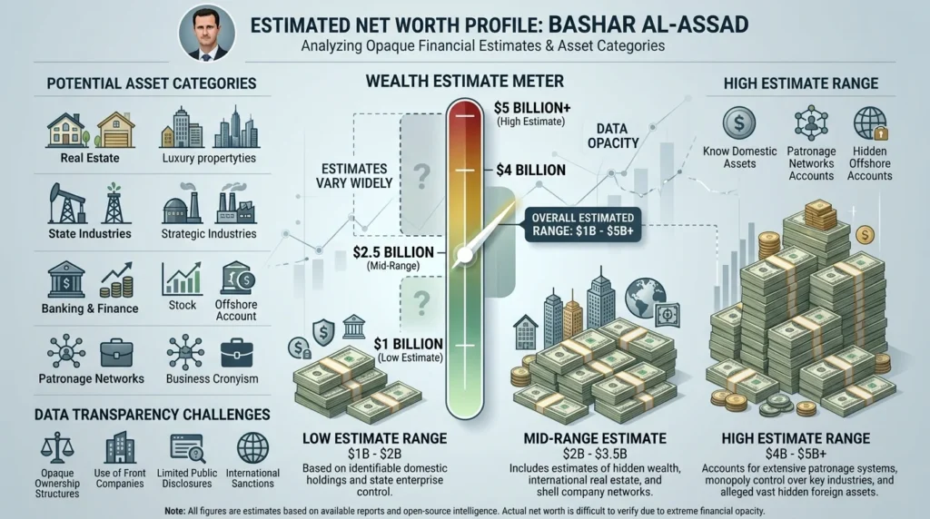 What Is Bashar Al Assad Net Worth