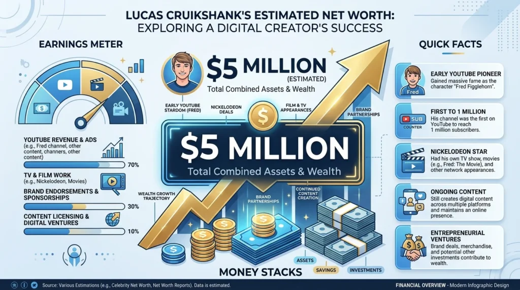 What Is Lucas Cruikshank's Net Worth