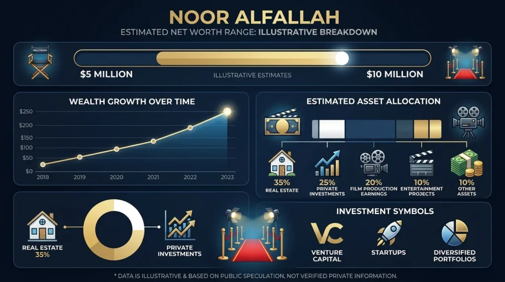What Is Noor Alfallah's Net Worth